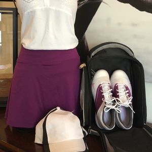 NIKE Women's Dry Fit Golf Skort in Plum | Womens Small